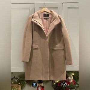 J. Crew Cocoon Coat in Italian Stadium Cloth Wool
